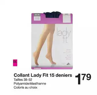 Zeeman Collant lady fit 15 derniers offre