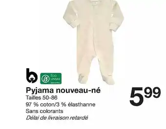 Zeeman Pyjama nouveau-né offre