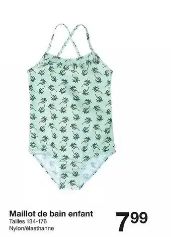 Zeeman Maillot de bain enfant offre