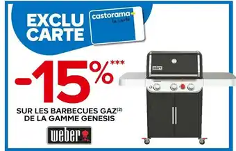 Castorama Sur Les Barbecues Gaz De La Gamme Genesis offre