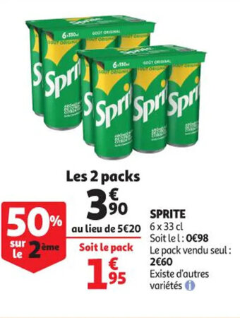 Auchan Sprite offre