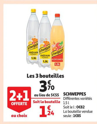 Auchan Schweppes offre