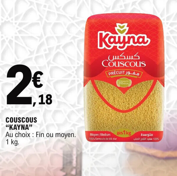 Promo Couscous kayna chez E.Leclerc