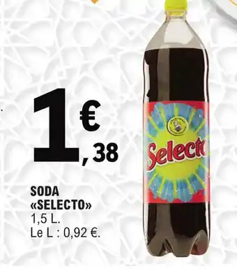 E.Leclerc Soda selecto offre