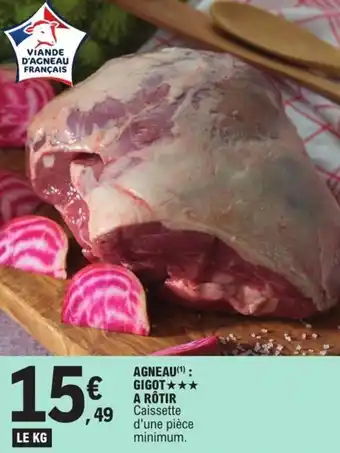 Agneau gigot a rôtir