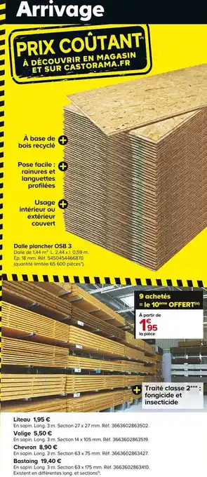 Dalle Planches OSB 3
