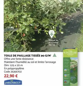 Toile de Paillage Tissée 90 G/M