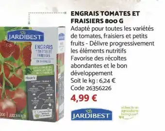 Bricomarché Engrais Tomates et Fraisiers 800 G offre