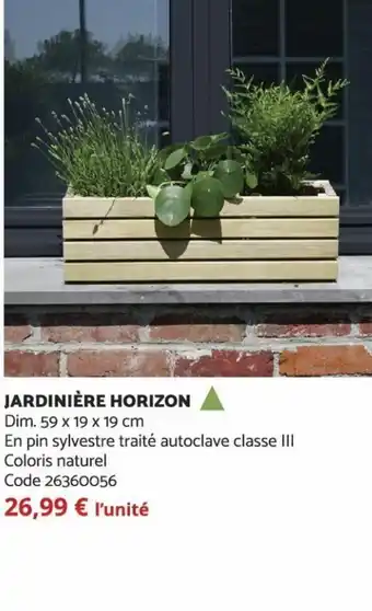 Bricomarché Jardinière Horizon offre