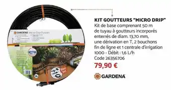 Bricomarché Kit Goutteurs "Micro Drip" offre