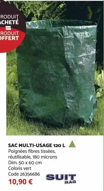 Bricomarché Sac Multi-Usage 120L offre
