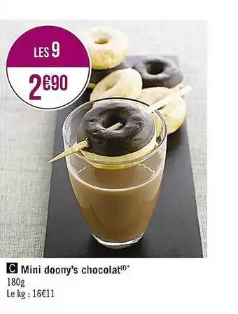 Casino Supermarchés Mini doony's chocolat offre