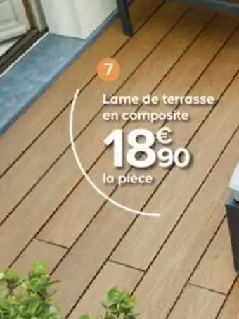 Castorama Lame De Terrasse En Composite offre