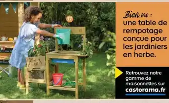 Castorama Table A Rempoter Pour Enfants TP Toys Petit Jardinier offre