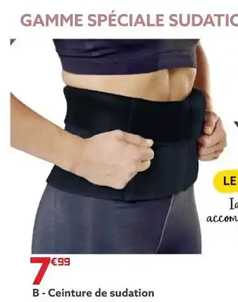 Gifi Ceinture de sudation offre