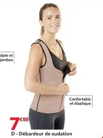 Débardeur de sudation
