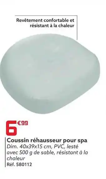 Gifi Coussin rehausseur pour spa offre