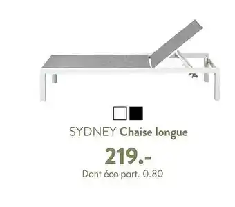 Casa Chaise longue sydney offre