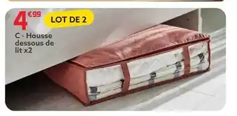 Gifi Housse dessous de lit x 2 offre