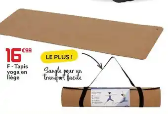 Gifi Tapis yoga en liège offre
