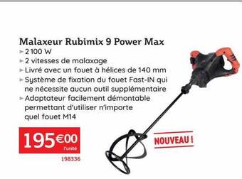 Quéguiner Malaxeur rubimix 9 power max offre