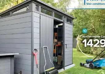 Abri De Jardin En Resine 5 m Keter Cortina 97 Anthracite