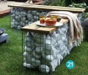 Gabion:Kit En Acier Galvanise Gabbiana L.120xI.30xH.40 cm