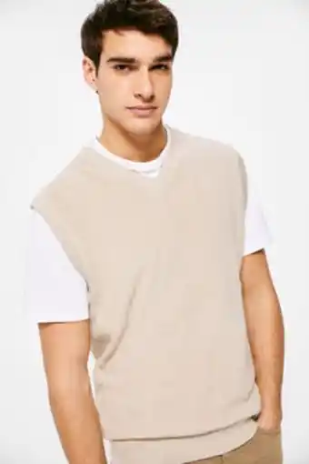 Gilet maille perlée