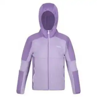 Veste polaire dissolver enfant (lilas pastel / améthyste clair)