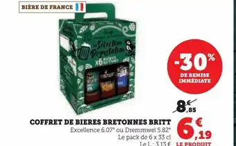 U Express Coffret de bieres bretonnes britt offre