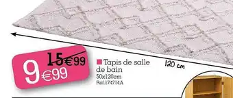 Kandy Tapis de salle de bain offre