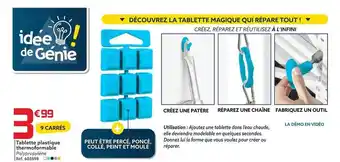 Gifi Tablette plastique thermoformable offre