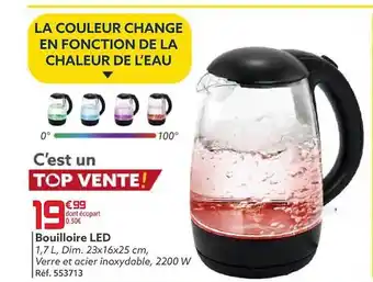 Gifi Bouilloire led offre