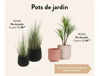 Casa Pot de jardin sense, pot de jardin roma offre