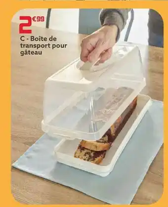 Gifi Boîte de transport pour gâteau offre