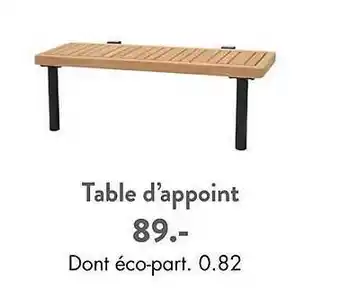 Table d'appoint
