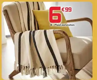 Gifi Plaid polycoton offre