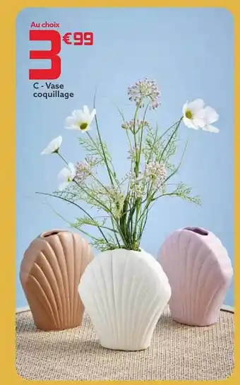 Gifi Vase coquillage offre