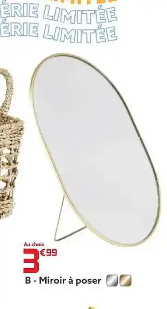 Gifi Miroir à poser offre