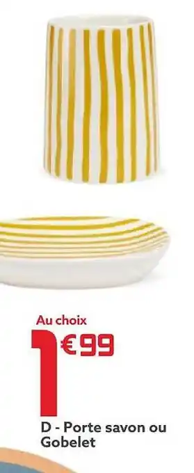Gifi Porte savon ou gobelet offre