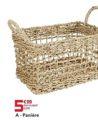 Gifi Panière offre