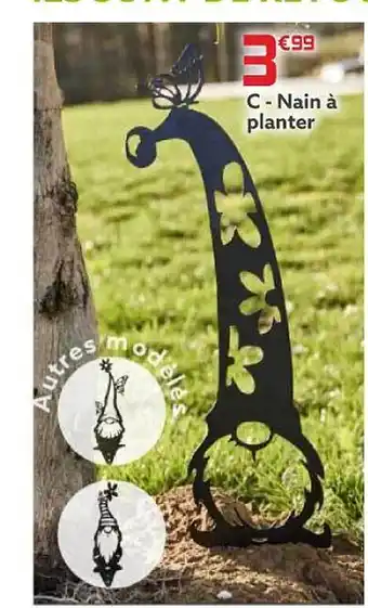 Gifi Nain à planter offre