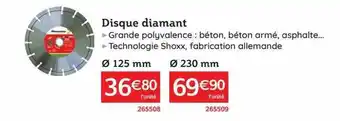 Disque diamant