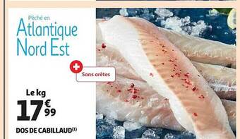 Auchan Dos de cabillaud offre