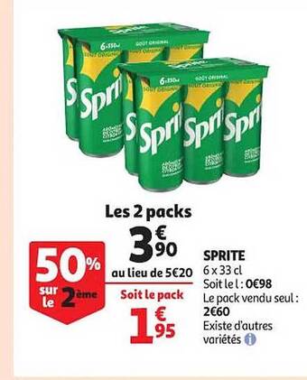 Auchan Sprite offre