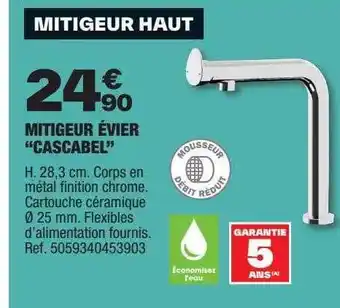 Brico Dépôt Mitigeur évier offre