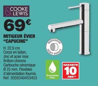 Brico Dépôt Mitigeur évier offre