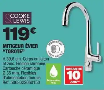 Brico Dépôt Mitigeur évier offre