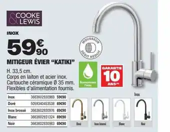 Brico Dépôt Mitigeur évier offre