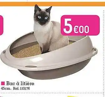 Kandy Bac à litière offre